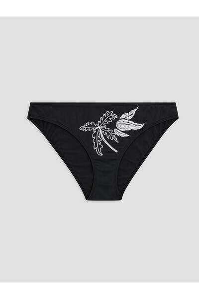LC Waikiki Nevavm Embroidered Women's Bikini Bottom with a Difference