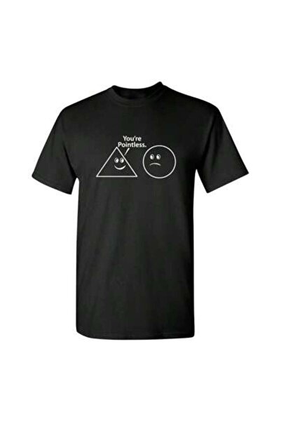 Astogria13 You're Pointless Geometric Shapes Novelty Abstract T-Shirt, Men's ...