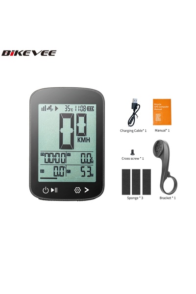 Choice1 3001-B Wireless Bicycle Computer with Backlight Bracket Waterproof GP...