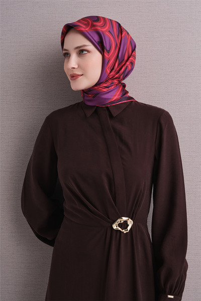 Armine Pure Silk Twill Scarf 9614D 01