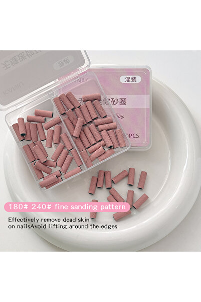 Choice G4SQ4-03-XSH 50pcs Upgraded Seamless Nail Sanding Bands 180/240 Grit D...