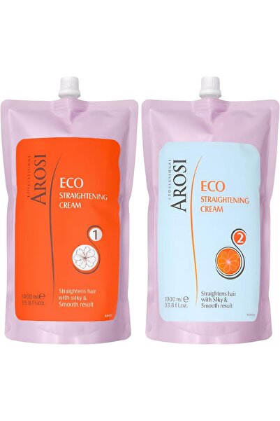 arosi Professional Straightening Cream No. 1 & 2-(1000ml*2) Set