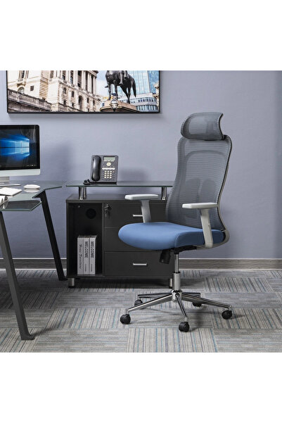 Midas Furniture كرسي مكتب بانجتيكي ذو ظهر مرتفع