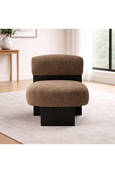 Roots Furniture كرسي صحراوي بلون بني فاتح