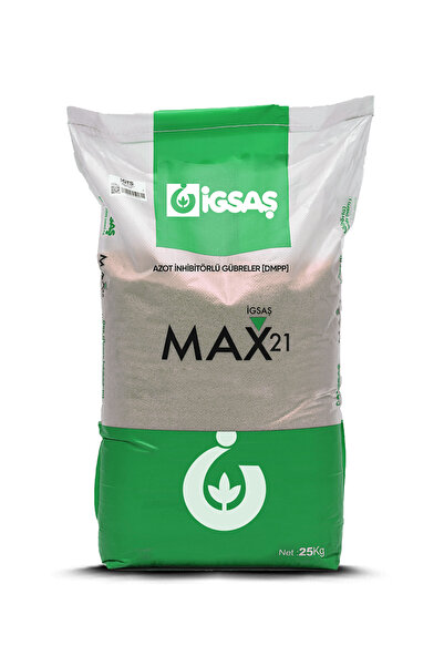 İGSAŞ Max21 | Akıllı Şeker | Yavaş Salınımlı Azot içerikli Gübre 25 Kg