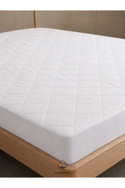 Esella Home | %100 Pamuk Premium Kapitone Yatak Alezi | Tek - Çift - Battal