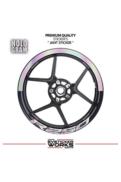 ARONA Rks R250 Wheel Rim Strip – Half Rim Cover & R250 Lettering Sticker Set