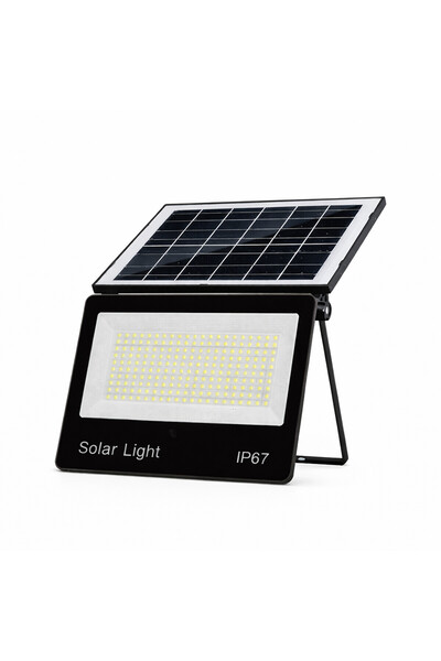 OEM Αδιάβροχος Ηλιακός Προβολέας 200 LED IP67 με Τηλεχειριστήριο