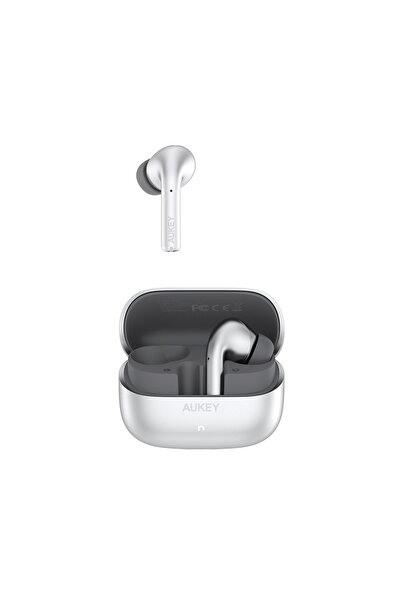 AUKEY Portable True Wireless Earbuds with Hybrid ANC - Silver