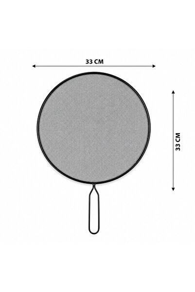 Livenda Oil Splash-Proof Pan Cover - Metal - with Handle