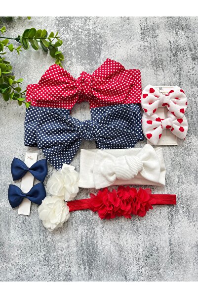 pempem bandana Σετ μικτών αγκράφες μπαντάνας για κοριτσάκια και παιδιά