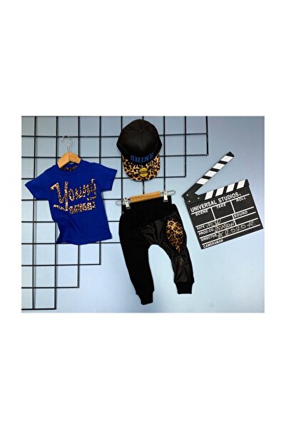 UMKEM Boy's Black and White Young Swage Leopard Set