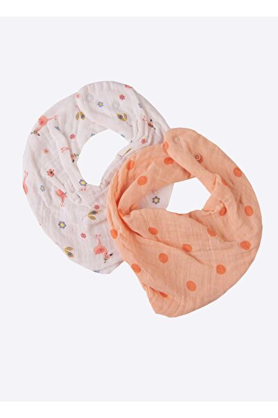 kitikate Organic Dots 2-Pack Apron Orange