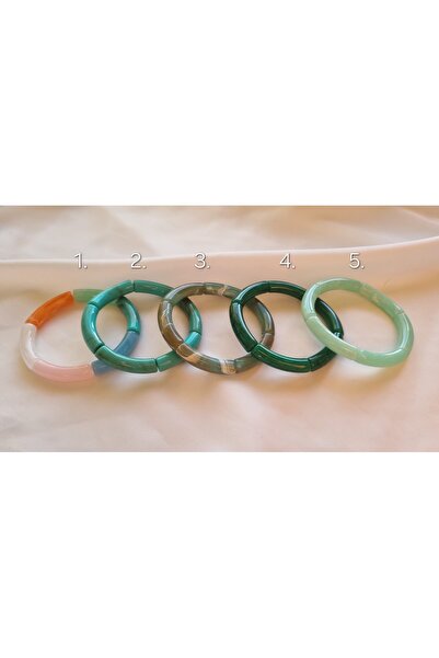 asd accessory Trendy Misinal Mica Colored Bracelets 5.5cm