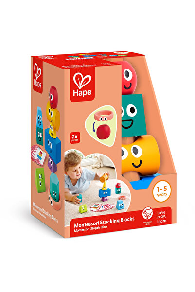 Hape Jucarie – Blocuri Montessori de stivuit