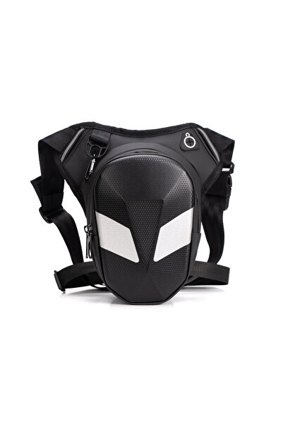 Newish Polo Unisex Water-Resistant Reflective Leg Biker and Waist Bag with Ha...