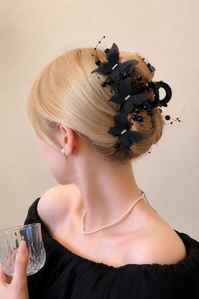 Diloshtrend Design Elegant Tulle Butterfly Clasp Buckle 13 cm Large Size with...