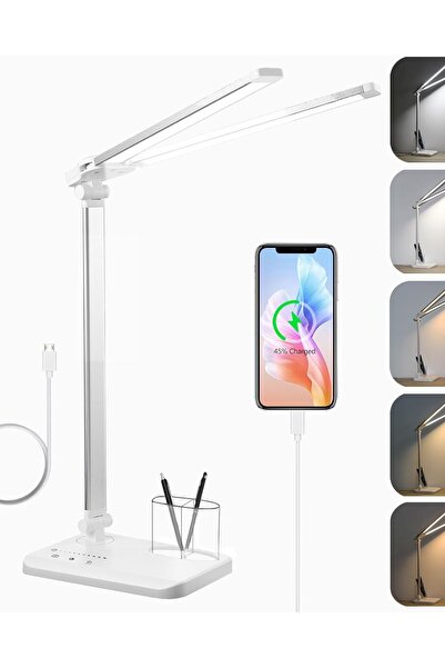 OEM Lampă de birou LED Rigors, 5 moduri de culoare, Alb