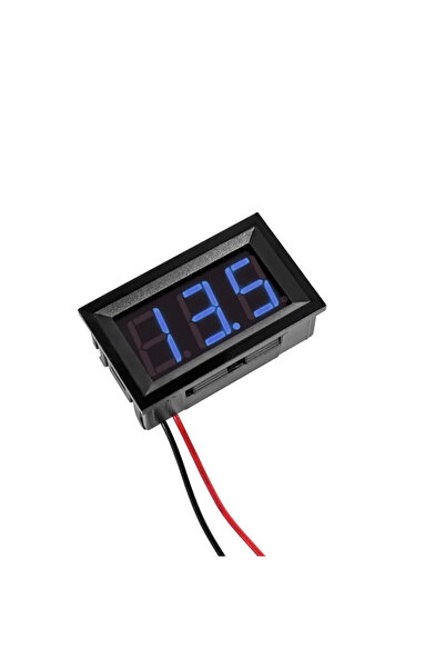 OEM Ψηφιακό βολτόμετρο αυτοκινήτου 4.5-30V Μπλέ