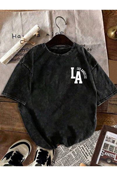 Prekarya design Unisex Oversize Vintage Washed Street Style Street Fashion Co...