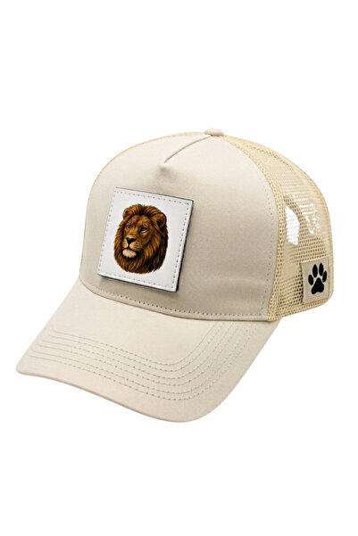All animals Lion Patch Detailed Mesh Trucker Baseball Cap