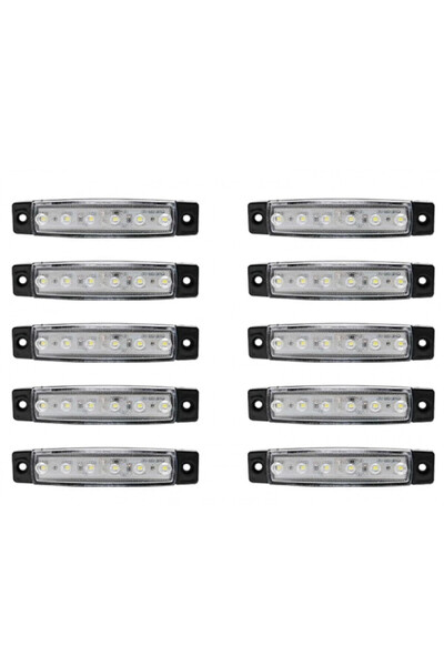 OEM LED Φώτα Όγκου Φορτηγών IP66 Λευκό 24v 10 τεμάχια - ΟΕΜ