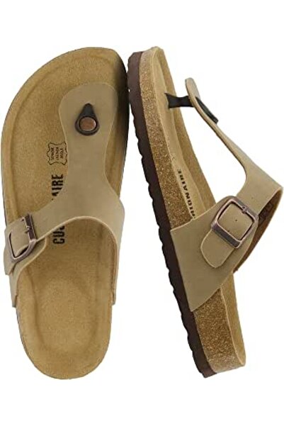 CUSHIONAIRE Women's Leah Cork footbed Sandal with +Comfort