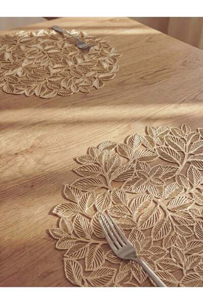 LC Waikiki Esvab • Modern & Distinctive Leaf Embroidered American Service Set...
