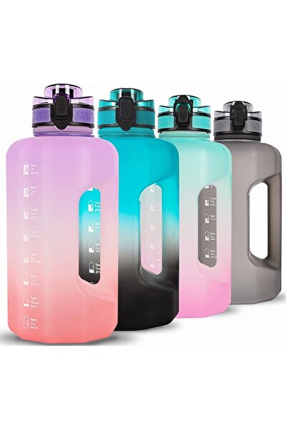 GIFUBOWA Sports Water Bottle 2.2L BPA Free Leak Proof Big Drinking Jug for Ca...