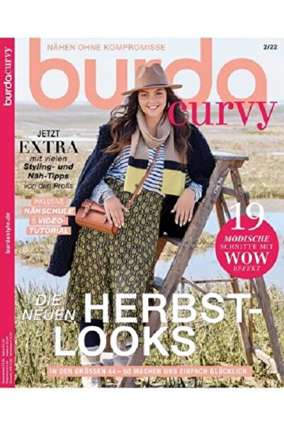 Burda Style Burda Curvy, Plus magazine autumn/winter 02/2022 edited in German