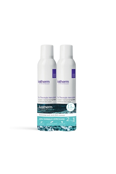 IVATHERM Pachet Apa termala Herculane spray, 200 ml + 200 ml,