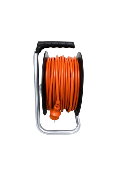SRC Prelungitor rola cu tambur 3x2.5 mm², 40 m, 4 prize, maner transport ergonomic