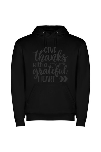 iLovePrints Grateful Heart's Stunning Resolution Φούτερ με κουκούλα σε χρώμα ...