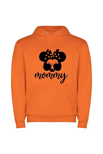 iLovePrints Elegant Disney Character Portrait Φούτερ με κουκούλα σε χρώμα Πορ...