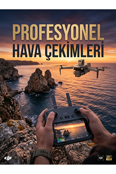 Genel Markalar GPS Destekli Çift Kameralı Katlanabilir Drone Havadan Fotoğraf...