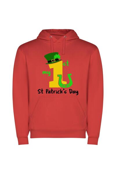 iLovePrints Lucky Hat Clipart: Illustrator's Winner Φούτερ με κουκούλα σε χρώ...