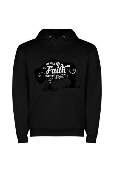 iLovePrints Divine Path of Illumination Φούτερ με κουκούλα σε χρώμα Μαύρο