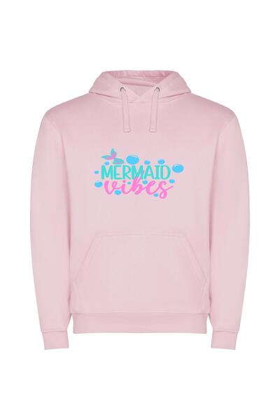 iLovePrints Enchanting Aquatic Auras Φούτερ με κουκούλα σε χρώμα Ροζ