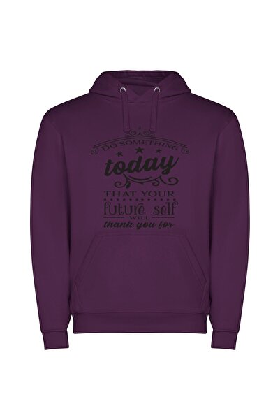 iLovePrints Future Gratitude: Inspiring Tomorrow! Φούτερ με κουκούλα σε χρώμα...