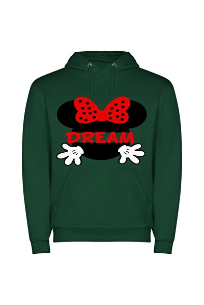 iLovePrints Dream Magic Φούτερ με κουκούλα σε χρώμα Πράσινο