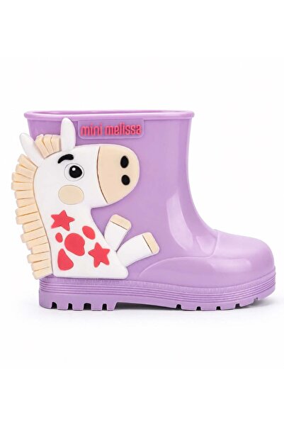 Mini Melissa Girl's Welly Wonderland Bb Rain Boots 21-29 Lila