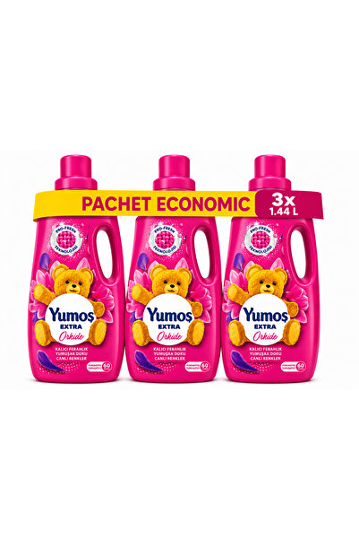 Yumoş Yumoș Pachet Economic - Extra Orhidee Balsam de Rufe Concentrat 3 x 1.4...