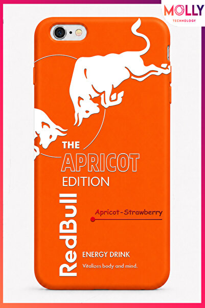 Molly iPhone 6/6S PLUS İçin Turuncu Redbull The Apricot Edition Desenli İçi K...