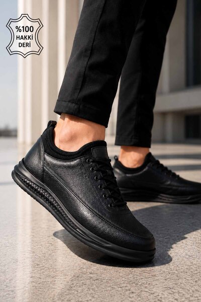 Dockers By Gerli Men's Genuine Leather Casual Sneaker Shoes Elastic Laces Lig...