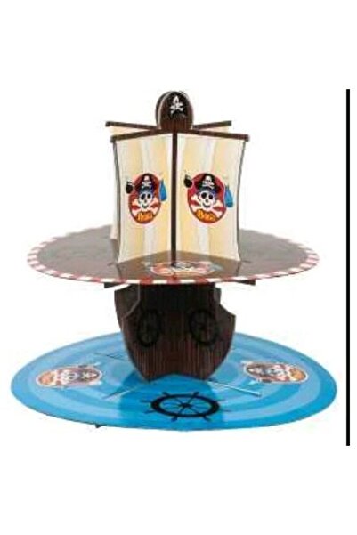 PMS International 2 x Suporturi pentru cupcakes Pirat, cu două niveluri - din...