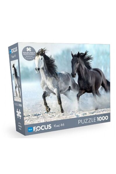 Blue Focus الخيول (الخيول) - 1000 قطعة