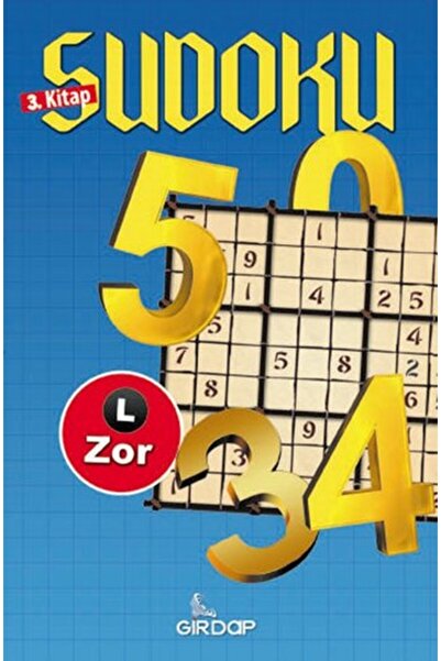 Girdap Kitap سودوكو 3 - صعب