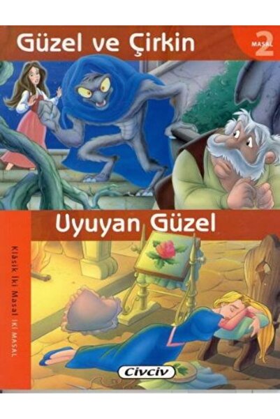 Çiçek Yayıncılık Güzel Ve Çirkin - Uyuyan Güzel (2 Masal Birden)