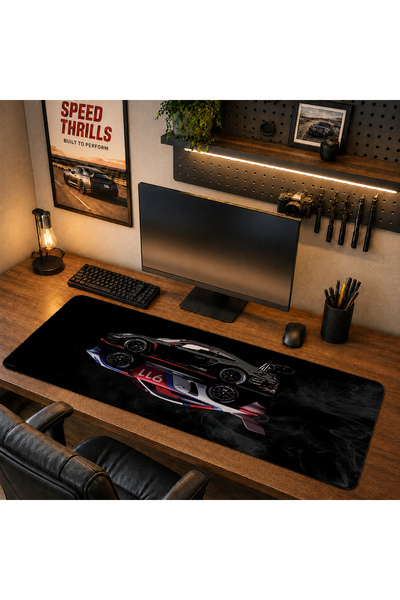RUGRUMBA CLS1001 40x90cm Gaming Player XL Mousepad cu margini cusute, dimensi...