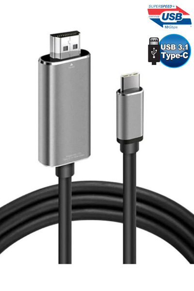 Sarftech Premium Type-C Usb-C to HDMI Cable (4K60Hz,1080P165Hz) Hdr Type-C to...